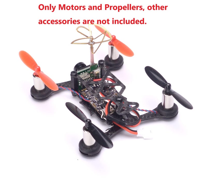 YoungRC 8520 Coreless Motor 8.5 x 20mm Brushed Motors + 55mm CW CCW Propeller for DIY Micro QX95 QX110 Quadcopter RC Drone - Image 2